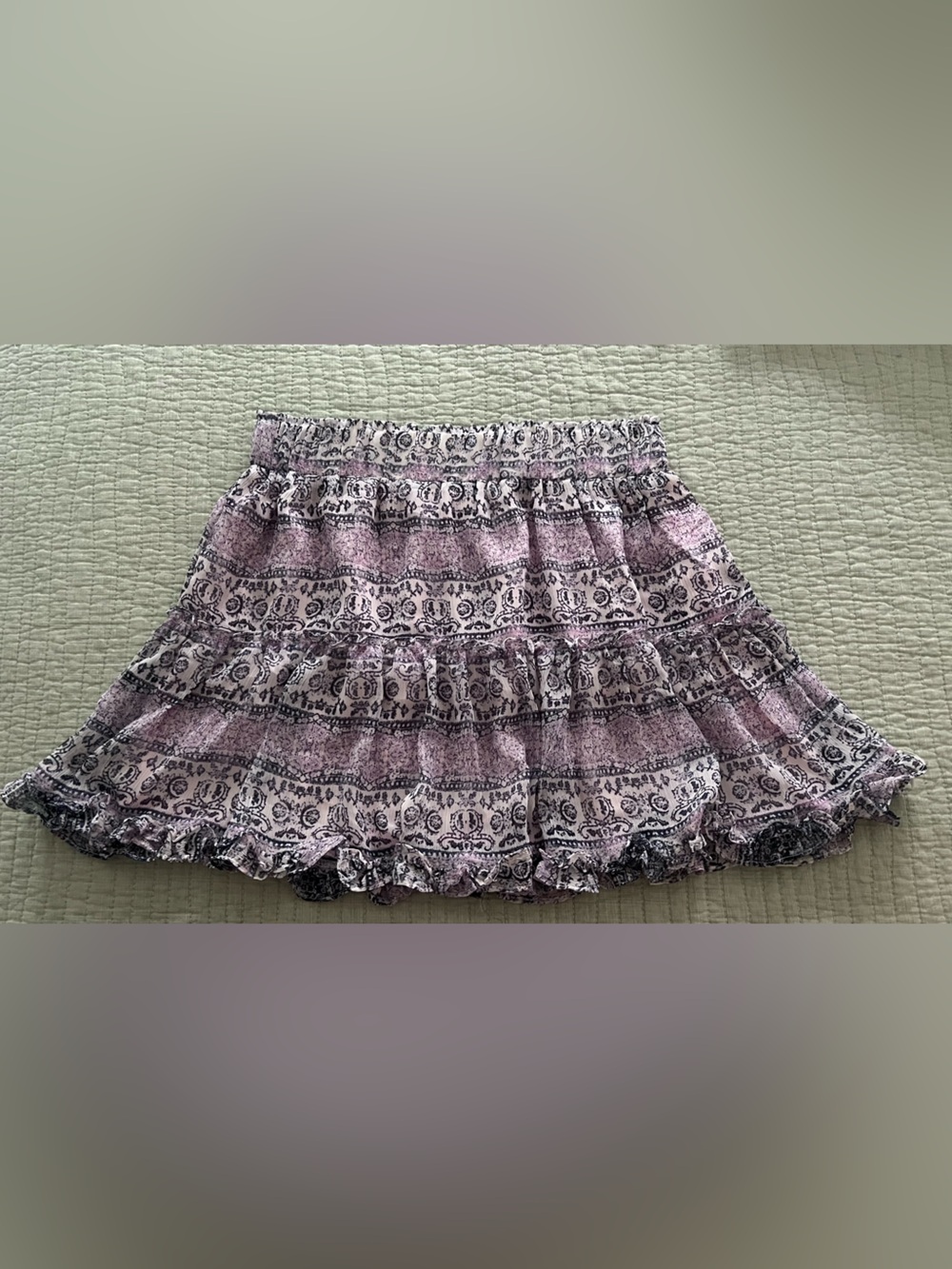 Olivaceous Mini Skirt in purple 100%polyester